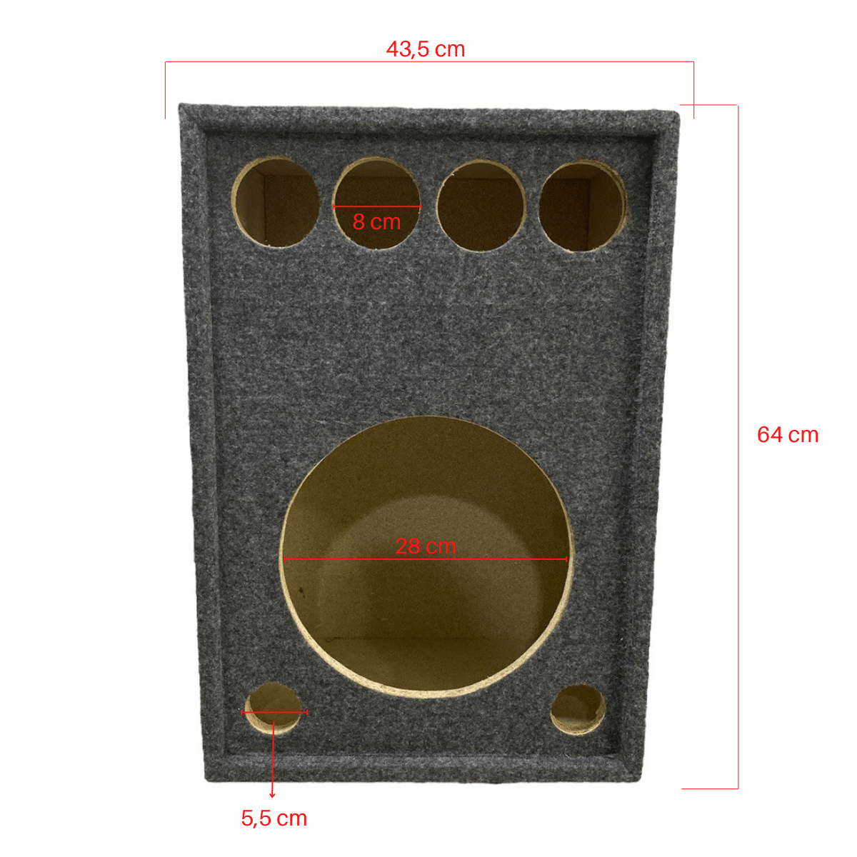Caja Acustica Para Bafle 12 Pulgadas Parlante Tapizado - Imagen 2