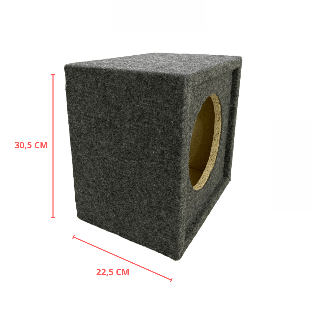 Caja Acustica Para Bafle 8 Pulgadas Parlante Tapizado - Imagen 2