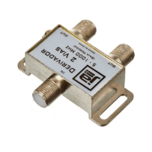 Derivador Splitter Señal Coaxil Digital 2 Salidas 1 Ghz