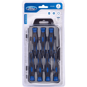 Set Kit Destornilladores 7 Pcs Profesional Ford C/ Estuche