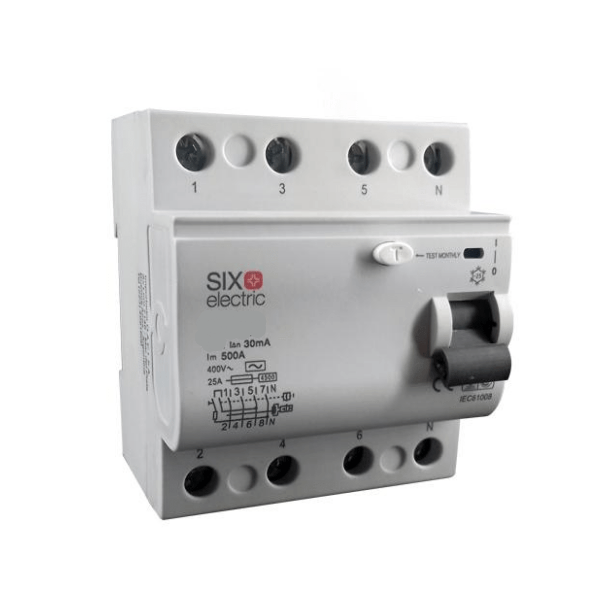 Disyuntor Diferencial Interruptor Tetrapolar 4x40a 30ma