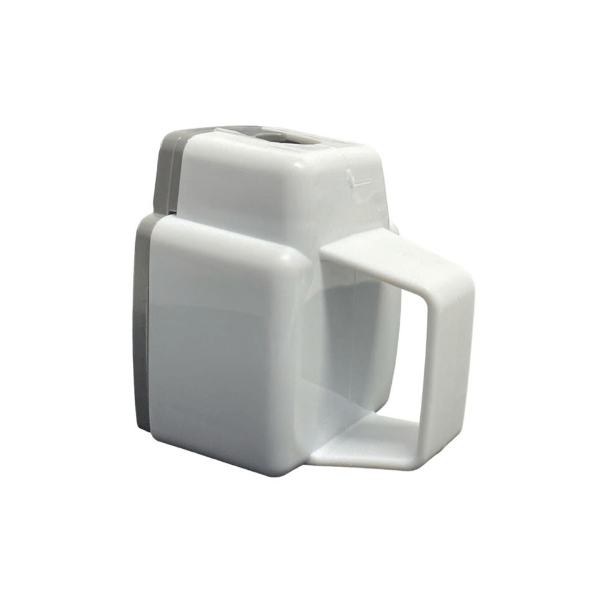 Enchufe Ficha Adaptador Hembra 3 Patas Planas 2 Redondas Color Blanco Con Agarre - Imagen 2