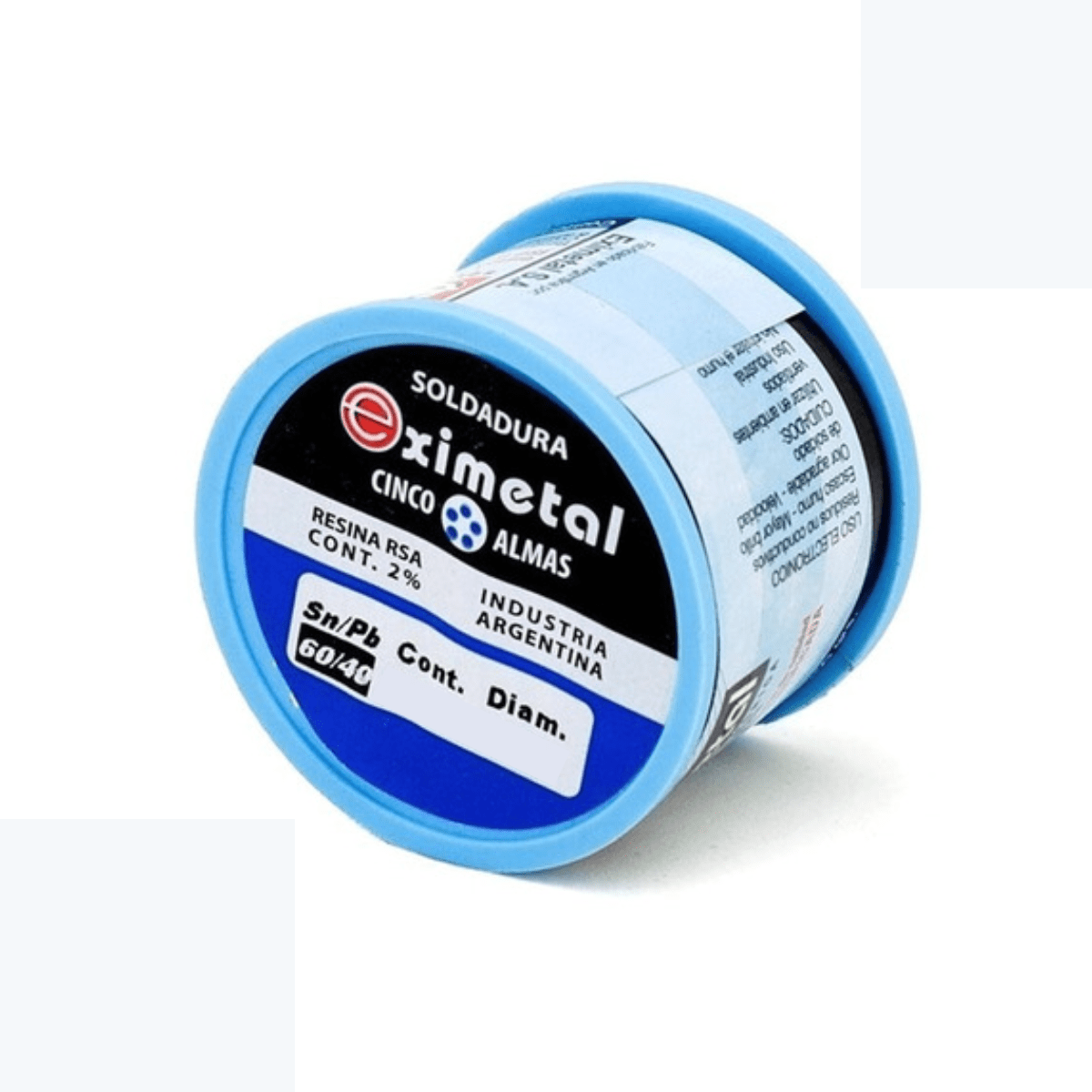 Rollo De Estaño 1mm 60/40 100gr Bobina Eximetal Cinco Almas