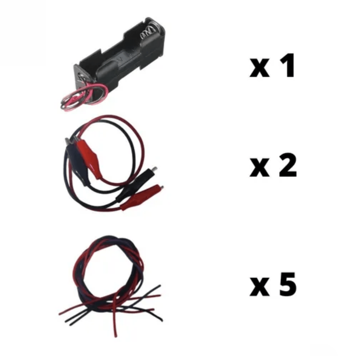 Kit Electrónica Combo 51 Elementos Principiante Niño Leds - Imagen 4