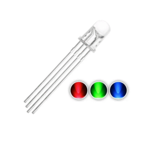 Led Rgb 4 Patas Anodo Comun Alto Brillo 5mm X 10 Unidades