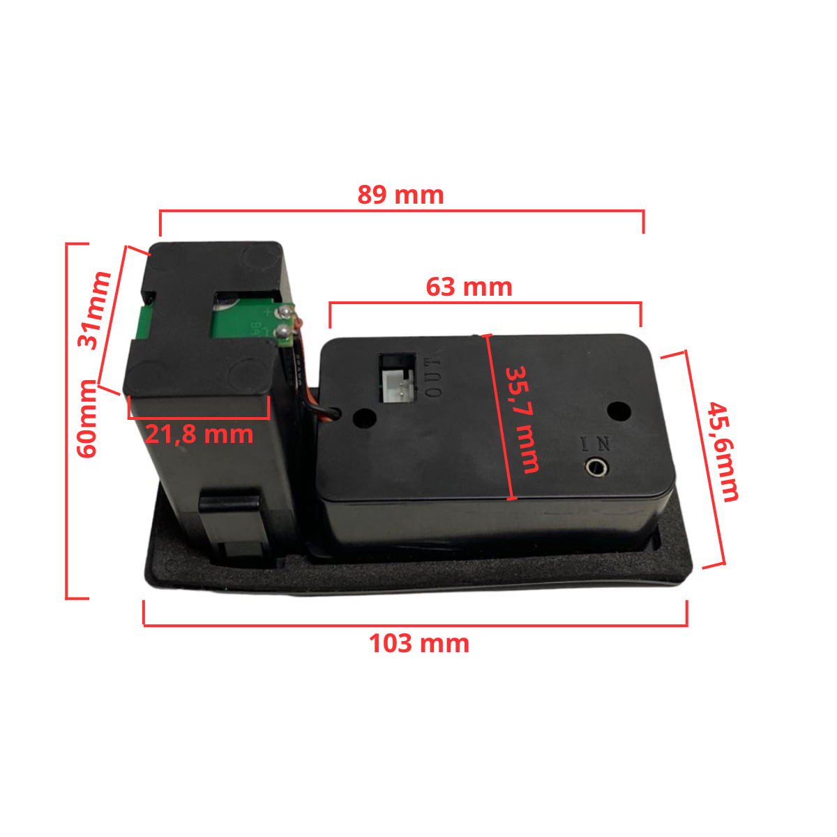 Ecualizador Preamplificador Activo Para Guitarra Plug 6.5 - Imagen 3