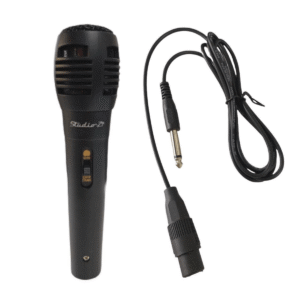 Microfono Unidireccional Dinamico Profesional Cable Studio
