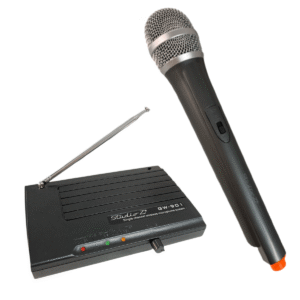 Microfono Inalambrico Vhf Con Base Profesional