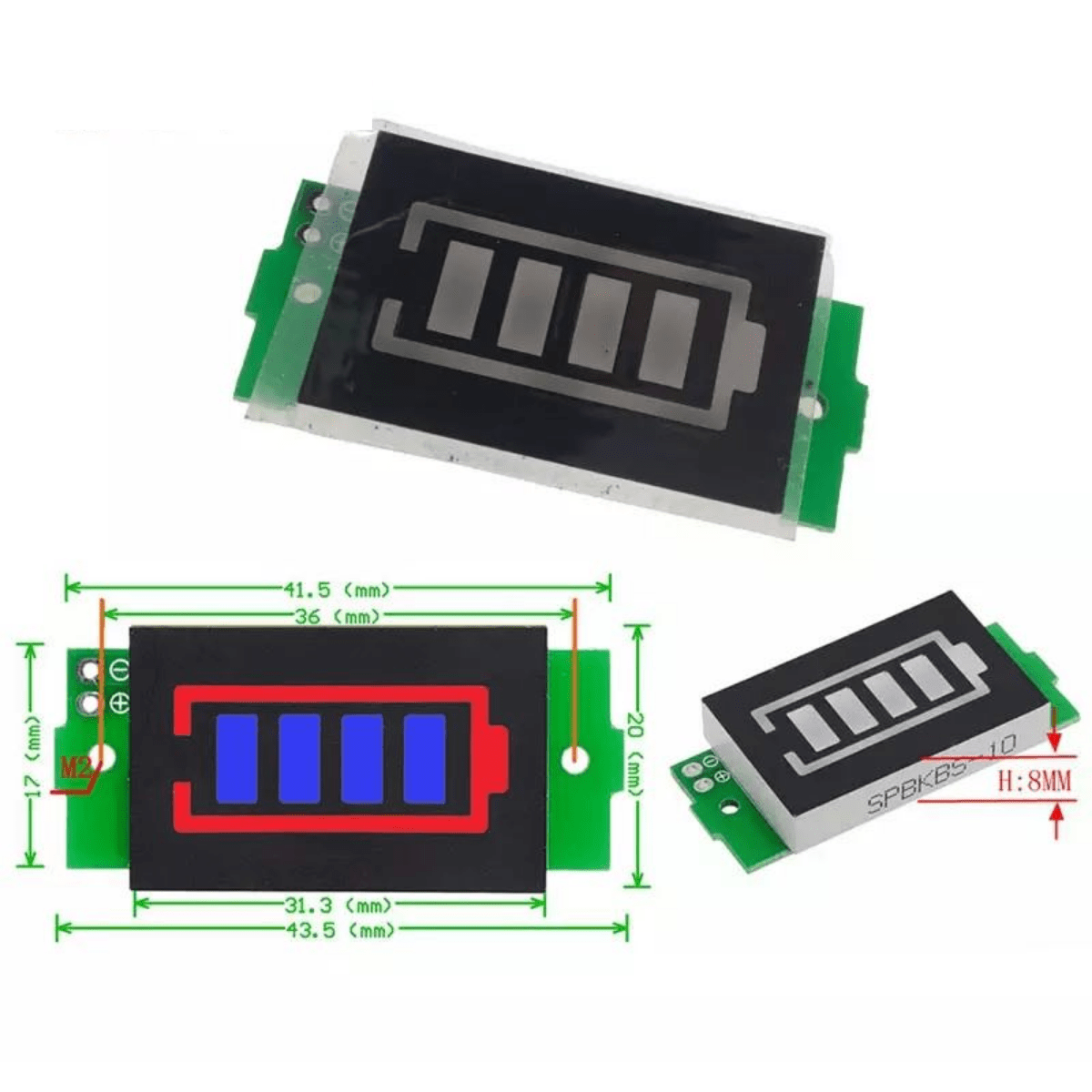 Modulo Indicador Carga De Bateria Display 1s A 8s - Imagen 5
