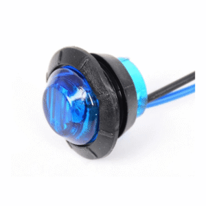 Ojo De Buey Led 12 - 24v De Panel Redondo Azul
