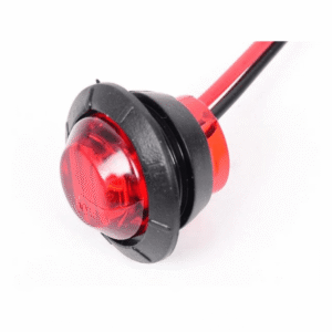 Ojo De Buey Led 12 - 24v Panel Redondo Rojo