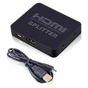 Hdmi Splitter 1x2 Entrada Hdmi Duplica Pantalla Señal 1 A 2
